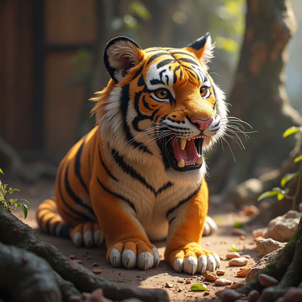 Estatueta Guardiã do Tigre